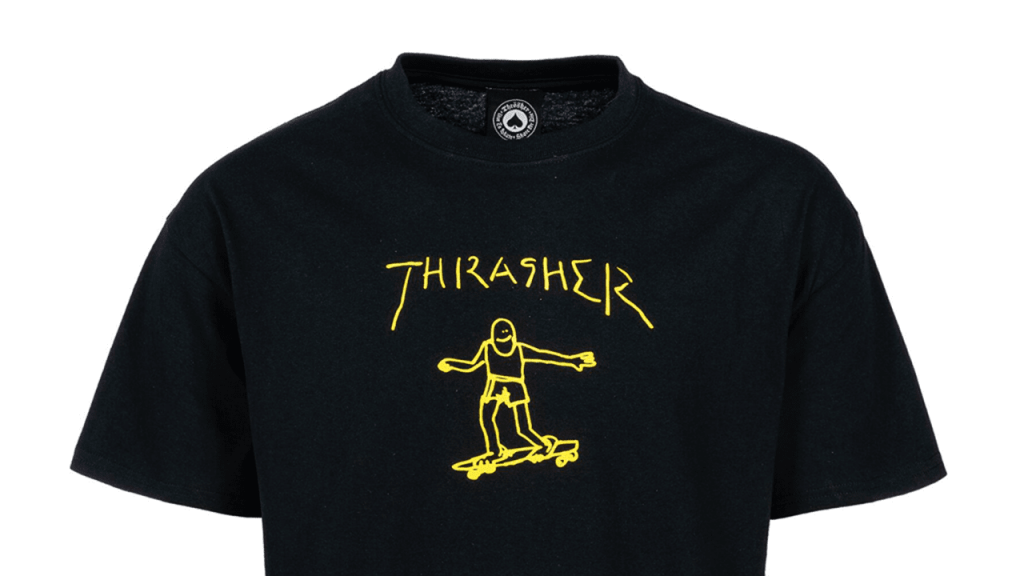 Camiseta Thrasher Gonz de Outer Banks en color negra
